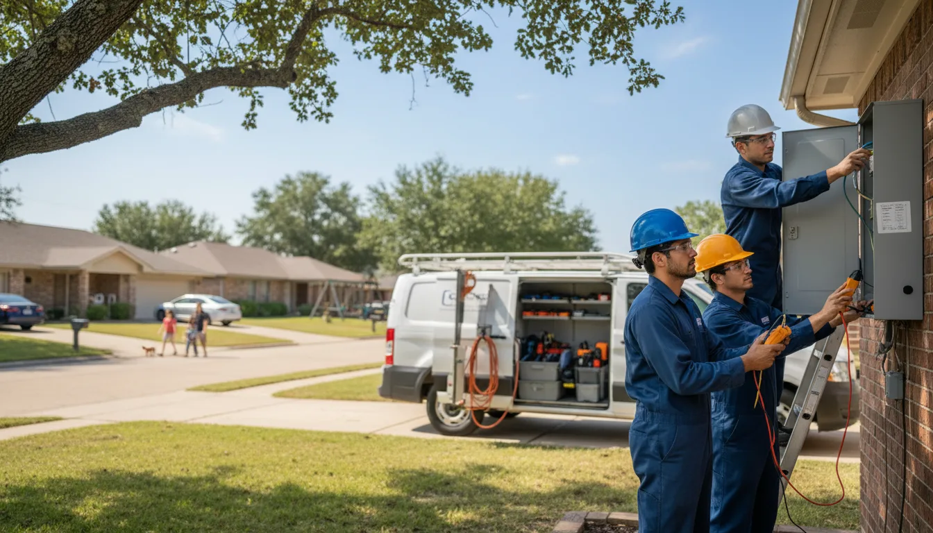 Certified electrician providing emergency electrical services in North Bend, PA